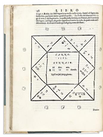 Moletti, Giuseppe (1531-1588) L'Efemeridi per Anni XVIII. Lequali cominciano dall'anno 1563 & si terminano alla fine dell'anno 1580.